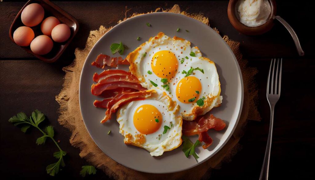 Jajka z boczkiem