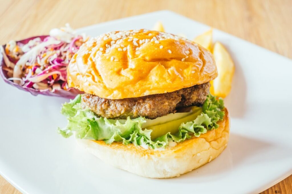 Keto burger