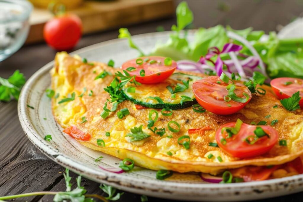Omlet z warzywami